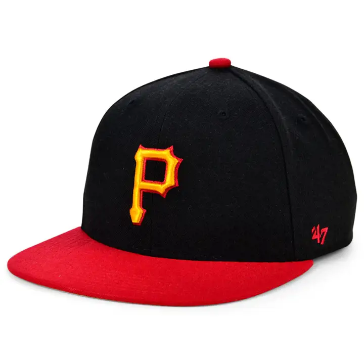 CASQUETTE AJUSTABLE ENFANT BASIQUE COOP SNAPBACK MLB PITTSBURGH PIRATES noir/rouge
