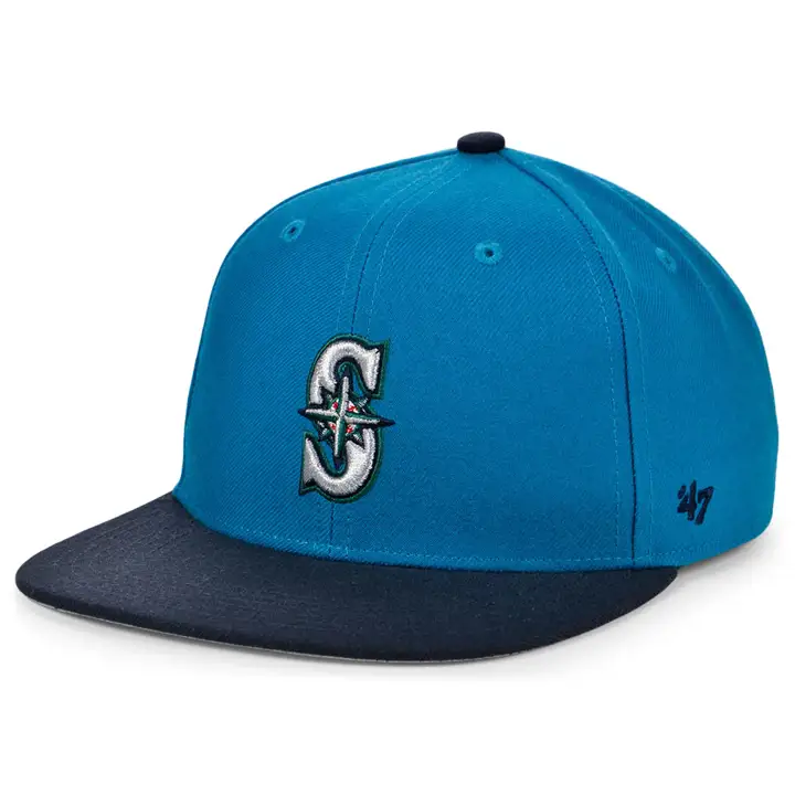 CASQUETTE SNAPBACK ENFANT MLB BASIC COOP SEATTLE MARINERS sarcelle/marine