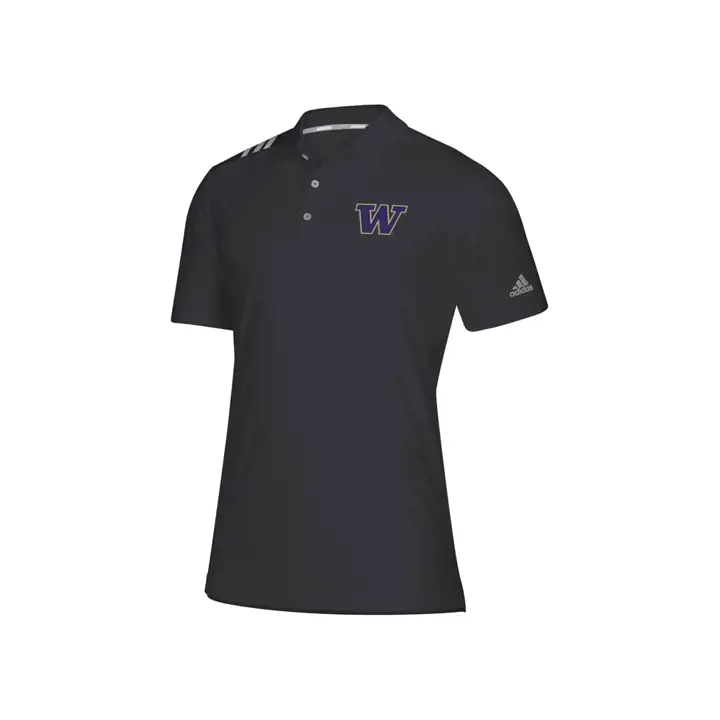 Polo Washington NCAA 3 bandes noir