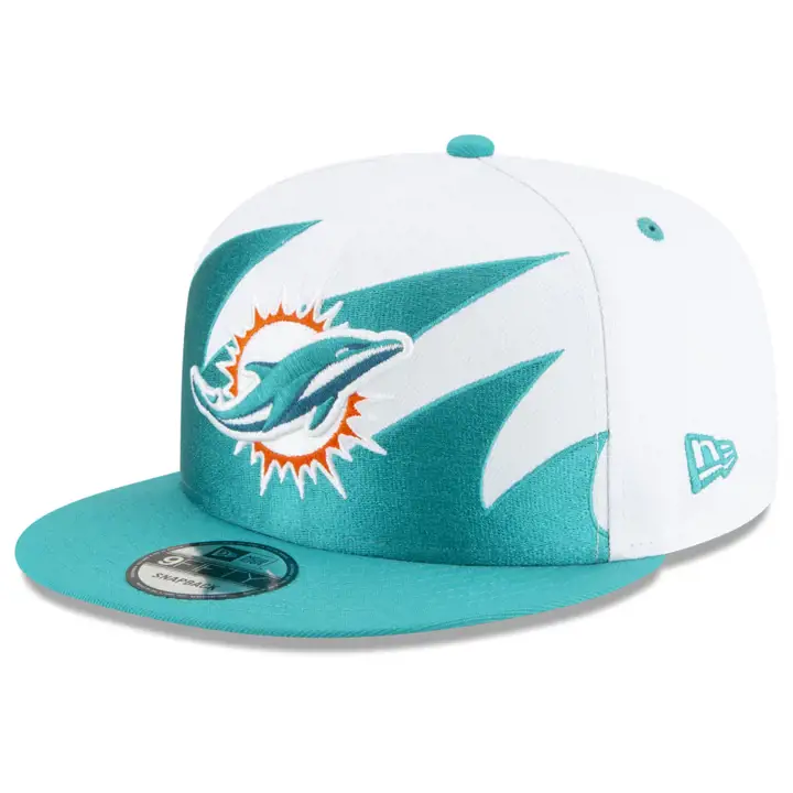 Miami Dolphins NFL Vintage Sharktooth 9FIFTY AQ/WHT