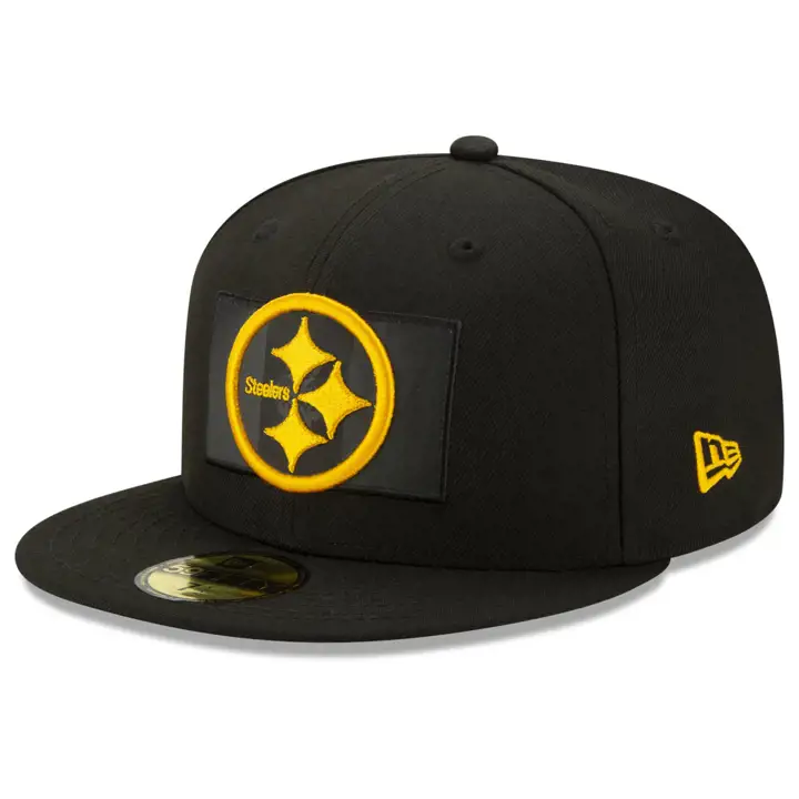 Casquette NFL Pittsburgh Steelers Flag Flective 59FIFTY Noire