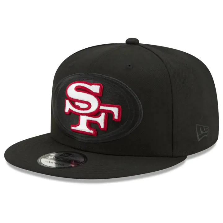 Casquette 9FIFTY NFL Logo Elements 2.0 des 49ers de San Francisco - Noire