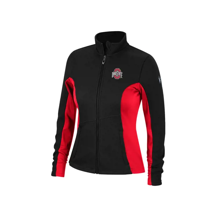 Veste de survêtement zippée intégrale Ohio State NCAA Femme blk
