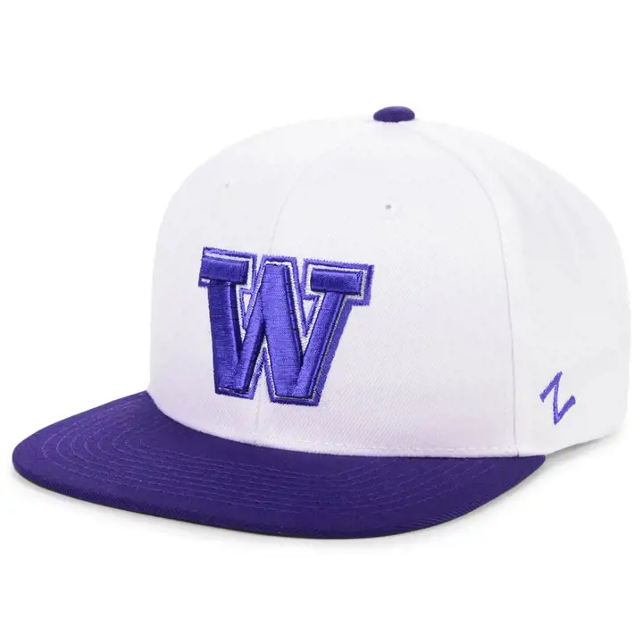 Washington Huskies NCAA Z11 Core Snap BLANC/VIOLET