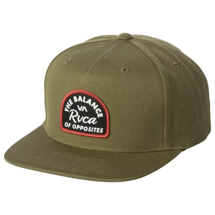 Casquette à bouton-pression contrastant RVCA Kaki