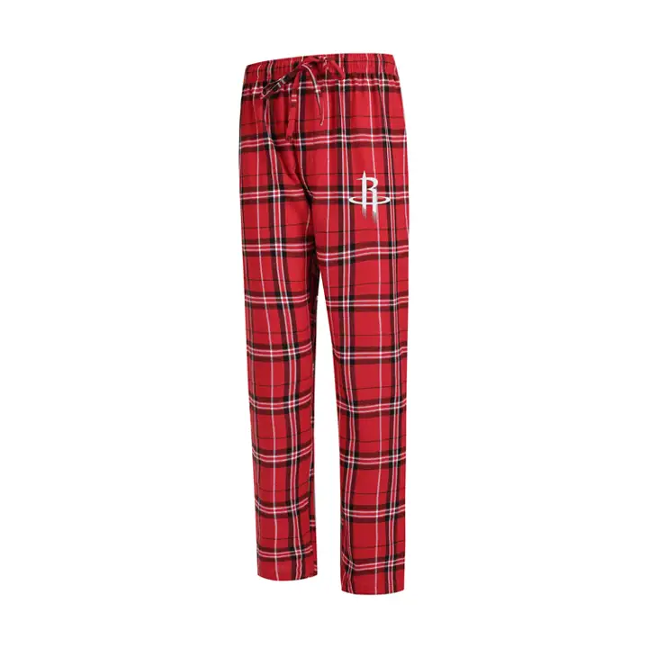 PANTALON EN FLANELLE ROCKETS NBA Hillstone 19 rouge/noir