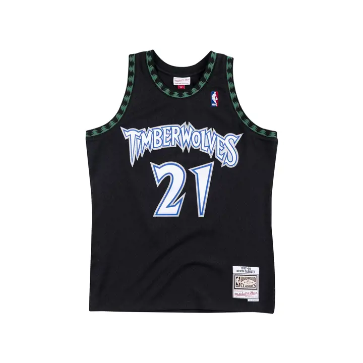 TWOLVES NBA M&N Swingman Jersey Kevin Garnett blk