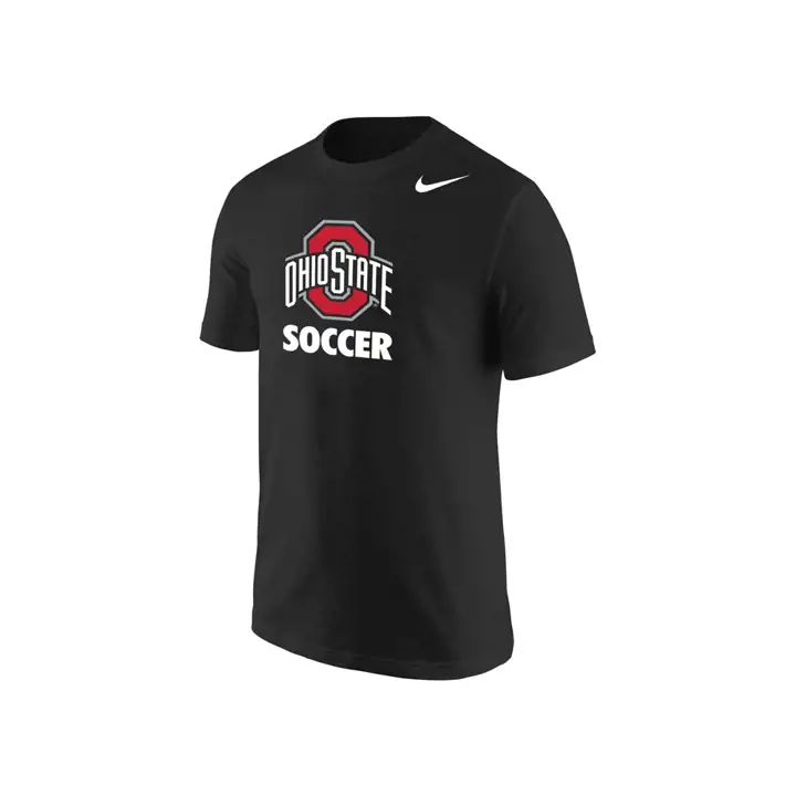T-shirt noir à logo de soccer Ohio State Buckeyes NCAA