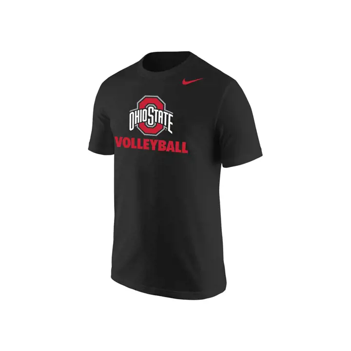 T-shirt Logo Volleyball NCAA Ohio State Buckeyes noir