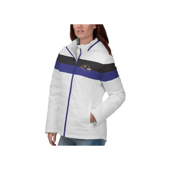 Veste Baltimore Ravens NFL Tie Breaker Polyfill pour femme 19