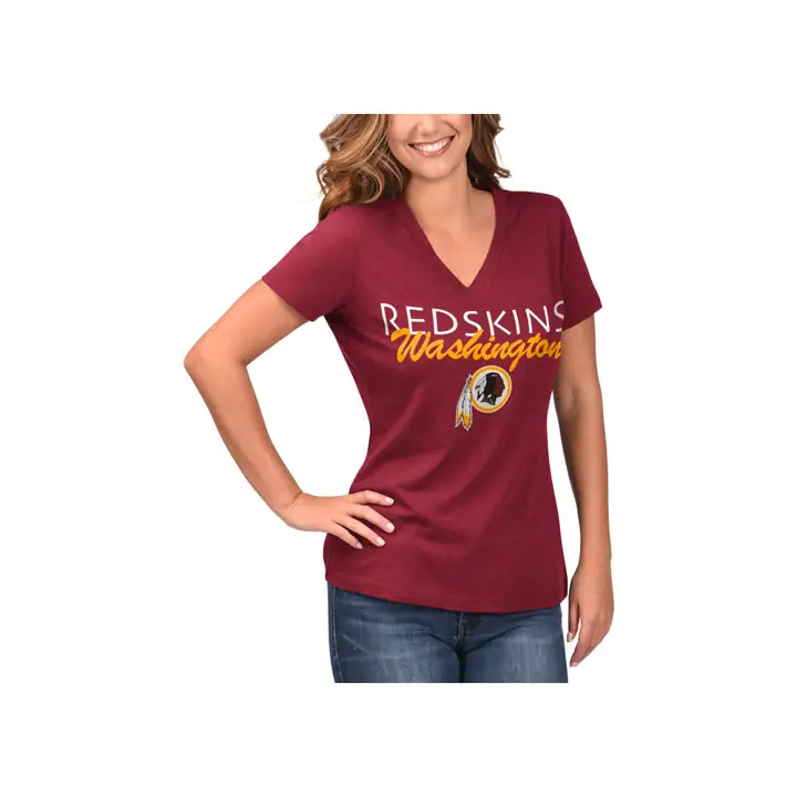 Washington Redskins NFL Women's S/S Teamwork Tee 19 burgundy
