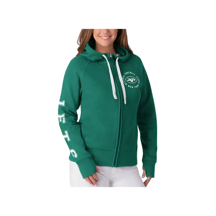 New York Jets NFL Sweat à capuche femme Fanfare 19 vert