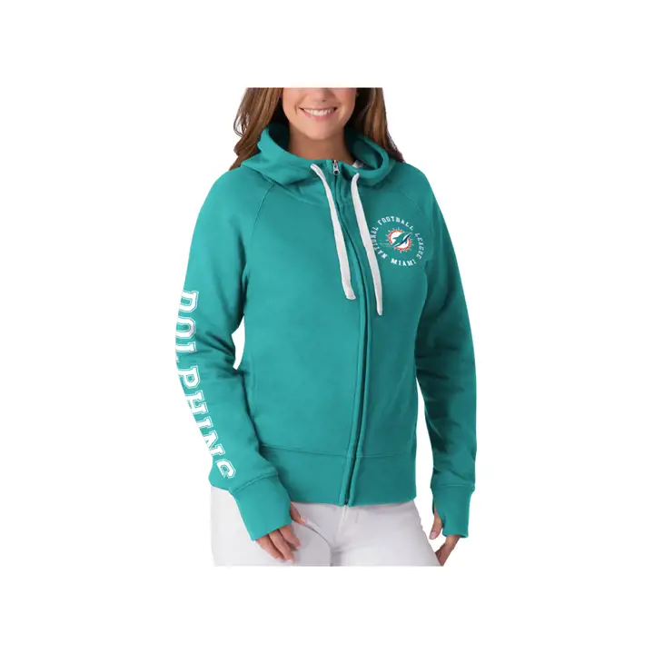 Sweat à capuche Fanfare NFL Miami Dolphins pour femme 19 aq