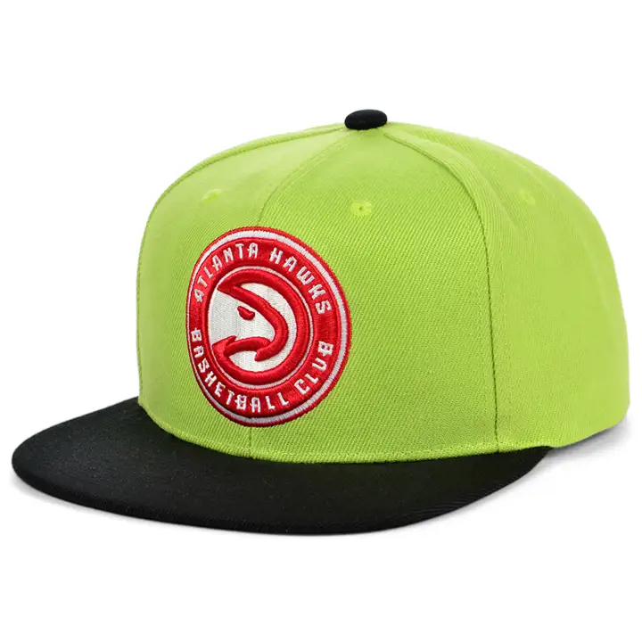 Casquette snapback Atlanta Hawks NBA MN Basic SH lime/noir