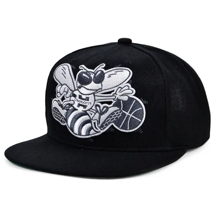 CHARLOTTE HORNETS HWC XL BLACK DUB SNAPBACK noir/gris