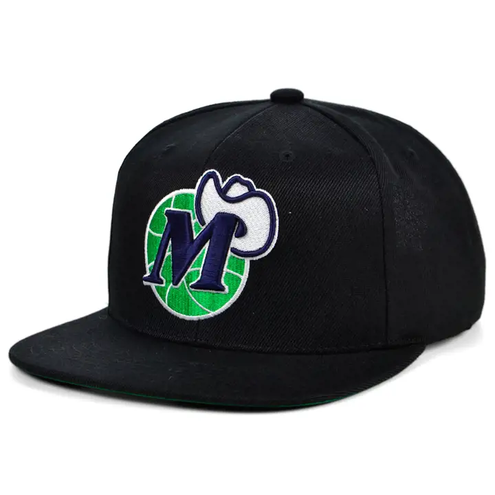 Casquette snapback basique noire Dallas Mavericks NBA MN