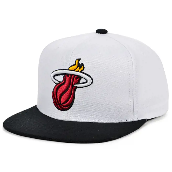 Casquette snapback NBA Miami Heat MN Basic SH blc/noi