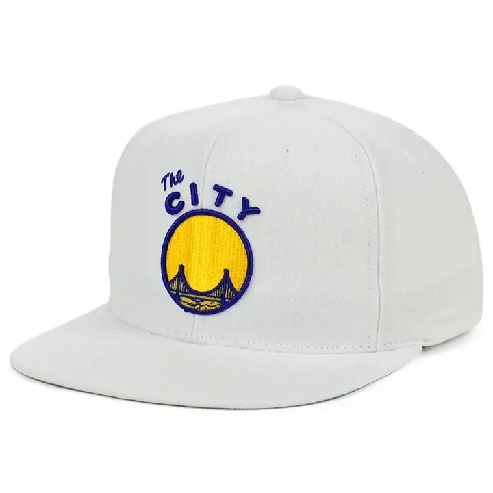 Casquette Snapback Basique San Francisco Warriors NBA MN Blanche