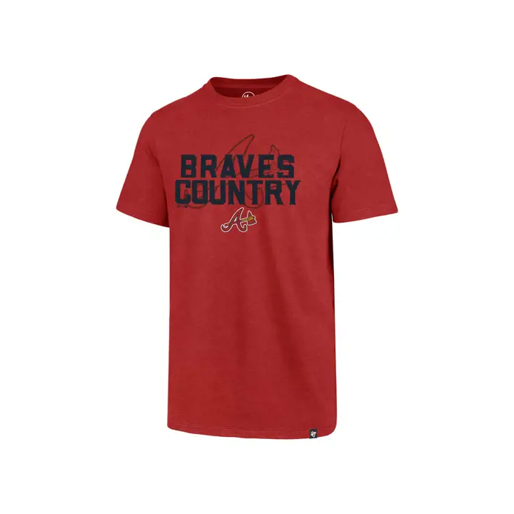 T-Shirt Logo BRAVES MLB rouge