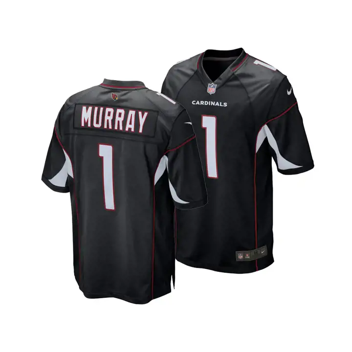 Maillot de match NFL AZ CARDS Kyler Murray noir