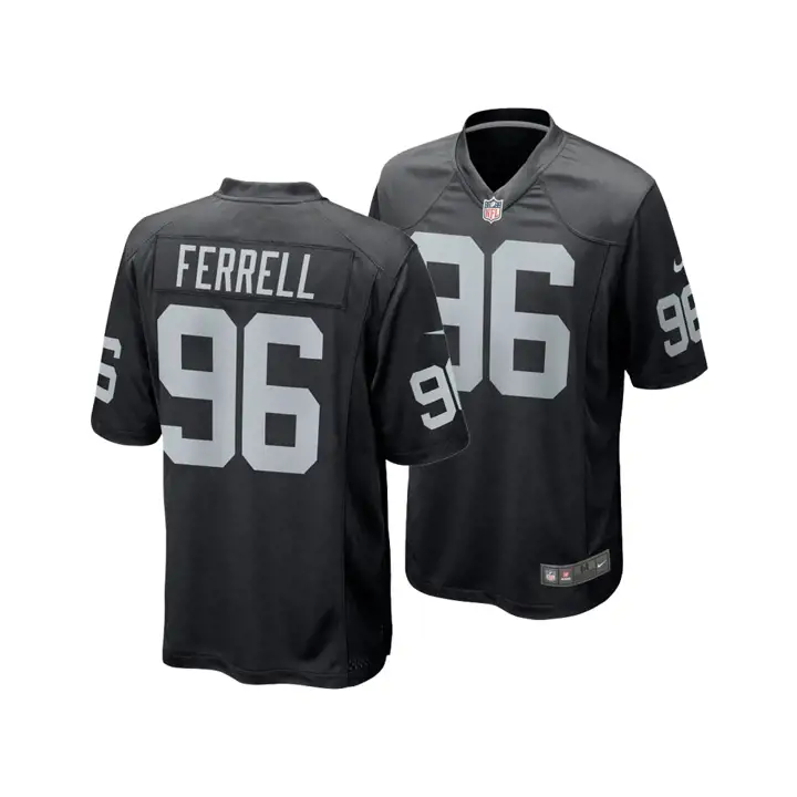 Maillot de match NFL des Raiders de Las Vegas Clelin Ferrell noir