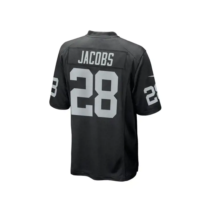 LAS VEGAS RAIDERS Maillot NFL Josh Jacobs noir