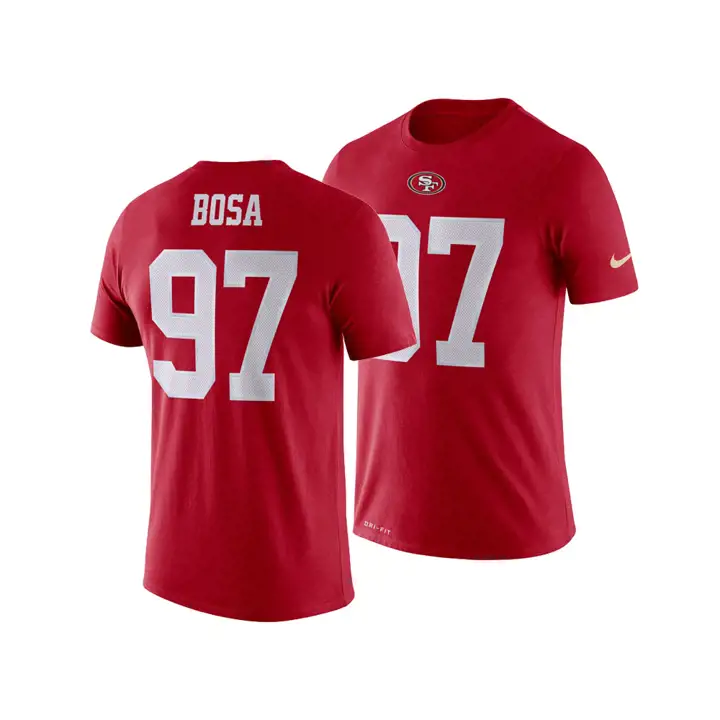 T-shirt 49ers NFL Joueur Fierté N/N Wordmark 3.0 Nick Bosa re
