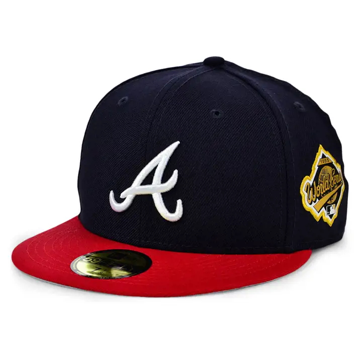 ATLANTA BRAVES Écusson World Series MLB 59FIFTY MARINE
