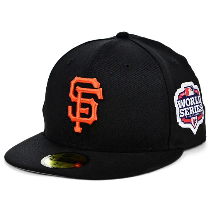 SAN FRANCISCO GIANTS MLB World Series Patch 59FIFTY NOIR
