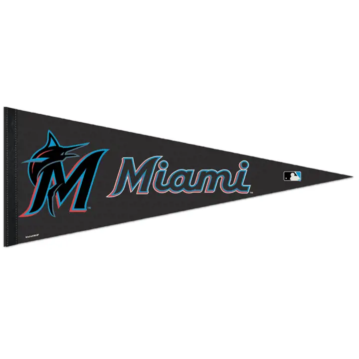 Fanion de qualité supérieure M Marlins 12x30