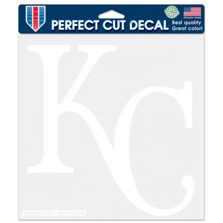 ROYALS Autocollant prédécoupé 8x8 blanc