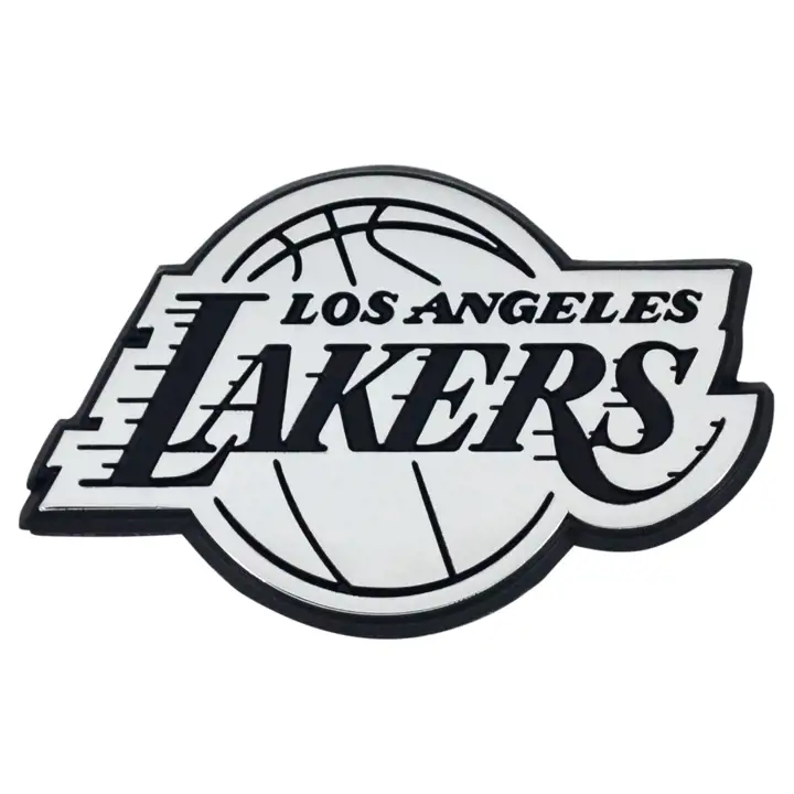 LAKERS Emblème métallique auto argt