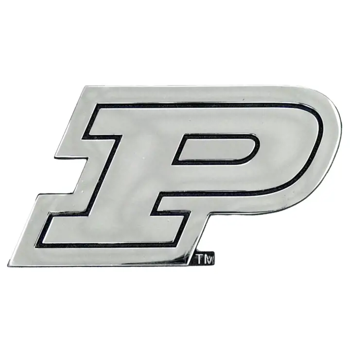 Purdue Blason voiture en métal argt