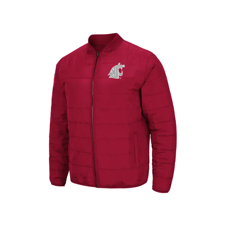 Veste Packable Washington State Cougars NCAA Holt 19 Cramoisi