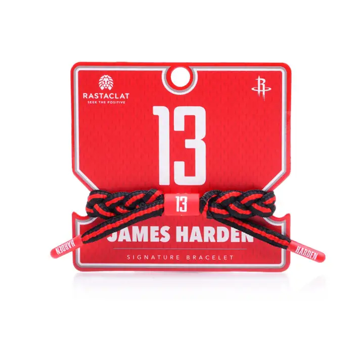 ROCKETS Rastaclat Classic Player James Harden ROUGE/GRIS