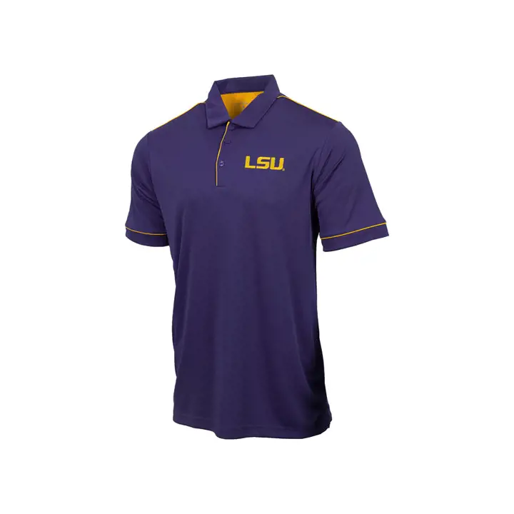 L.S.U. NCAA Polo Homme PUR