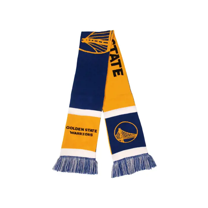 Écharpe courte colorblock Golden State Warriors avec grand logo ast
