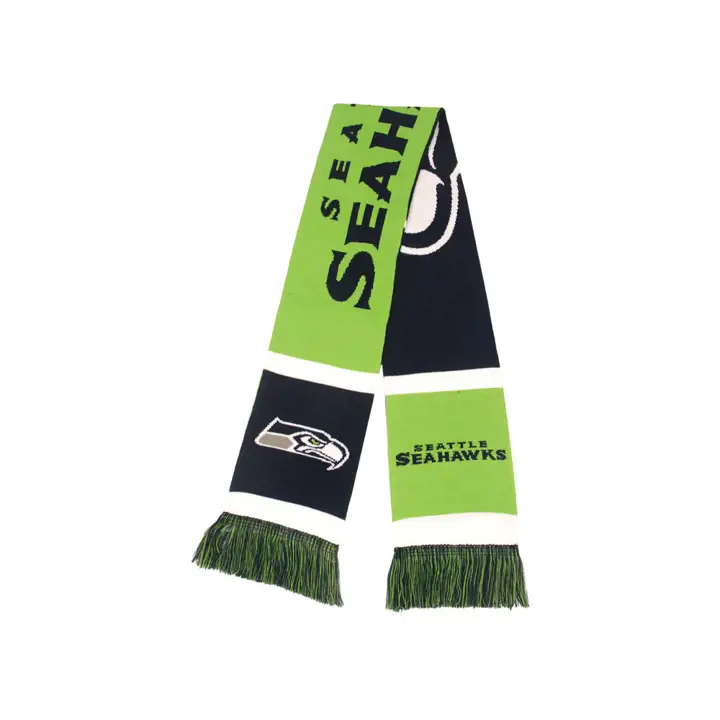 Écharpe Seattle Seahawks Colorblock Coupe Courte Grand Logo ast