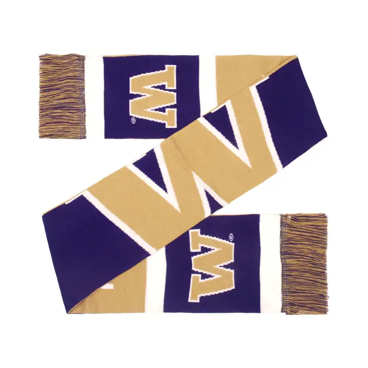 Écharpe courte Washington Huskies Colorblock Grand logo