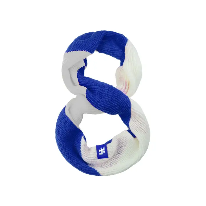 Écharpe tube en maille color-block Kentucky Wildcats blanc