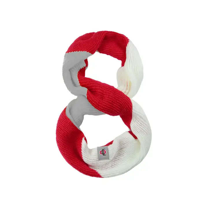 Écharpe infinie en tricot Colorblock Ohio State Buckeyes blc