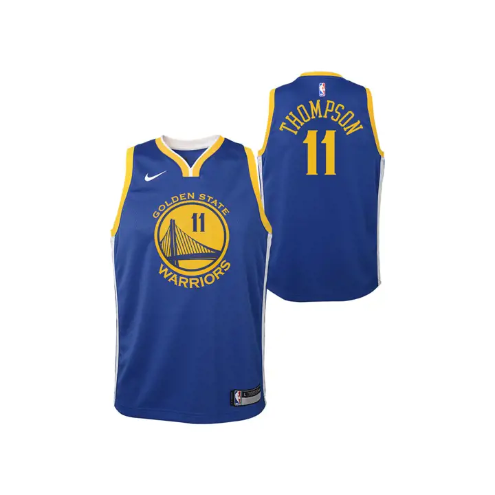 Maillot NBA Warriors Klay Thompson Swingman Icône Jeunesse bleu