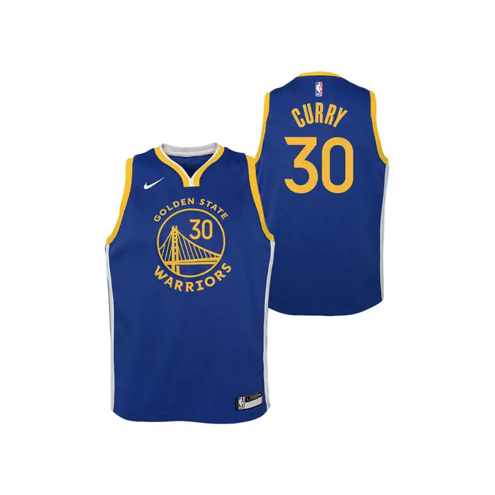 WARRIORS NBA Youth Icon Swingman Jersey Stephen Curry blue