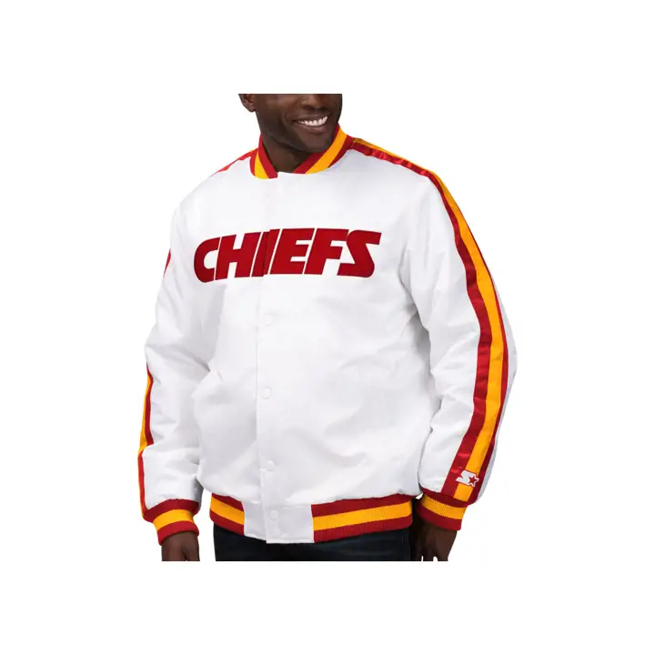 Kansas City Chiefs NFL The D-Line Starter Satin Jacket 19 bl