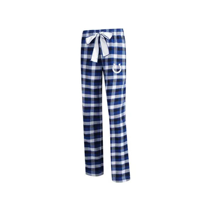 Pantalon de pyjama en flanelle Piedmont NFL pour femme Indianapolis Colts 19 r