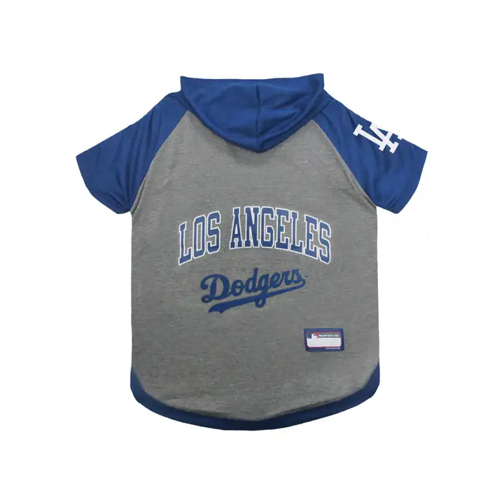 T-shirt à capuche pour animaux Los Angeles Dodgers