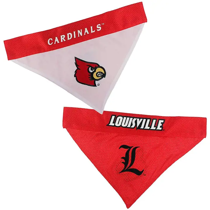 Bandana réversible pour animaux de compagnie Louisville Cardinals