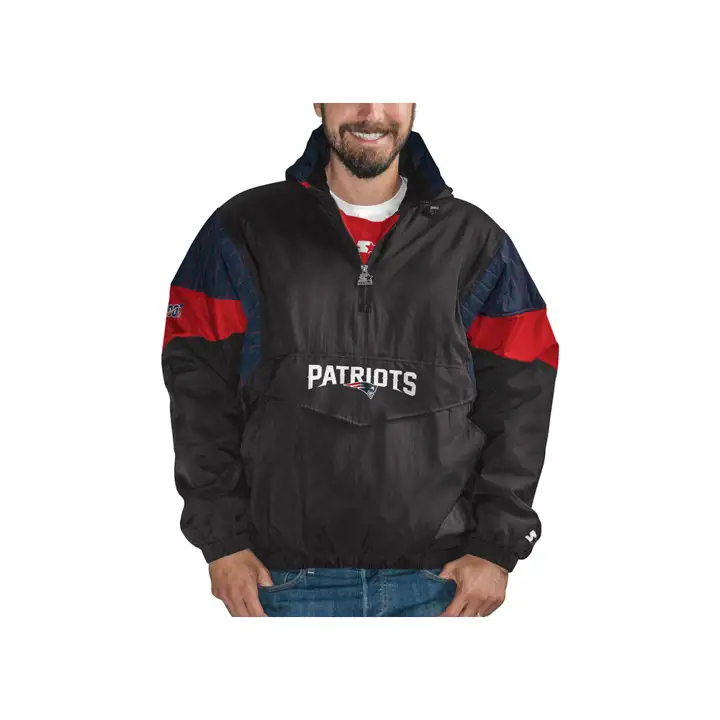 New England Patriots NFL 100th Starter Breakaway Pullover 19