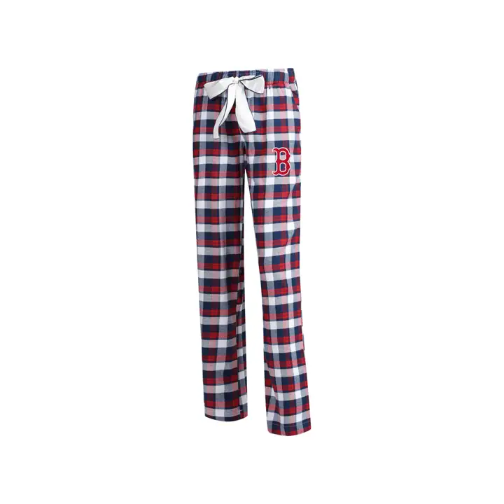 Pantalon de pyjama en flanelle Piedmont MLB pour femme Boston Red Sox 19 blc/r