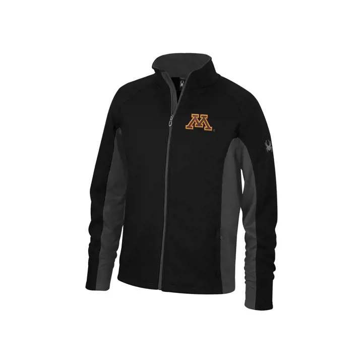 Veste-chandail entièrement zippée NCAA Minnesota noir/noir